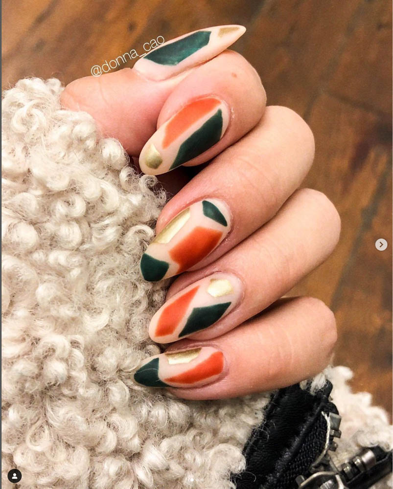 simple thanksgiving nails designs