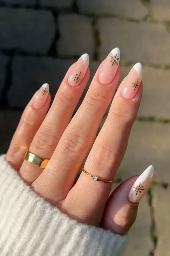 cute simple winter nails