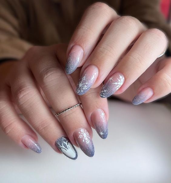 simple winter nails