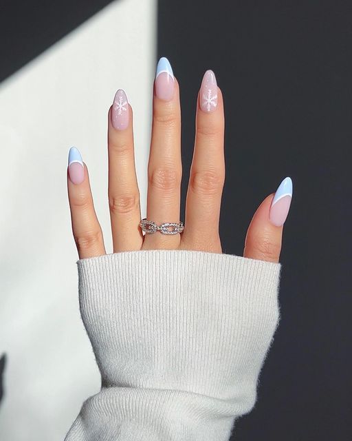 6 Snowflake Nail Art Designs Perfect for a Wintry Mani