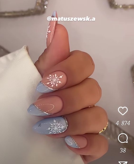 Colorful Christmas Nails Winter Nail Designs With Glitter,rhinestones, On  Short And Long Female Nails. Stock Photo, Picture and Royalty Free Image.  Image 115146630.
