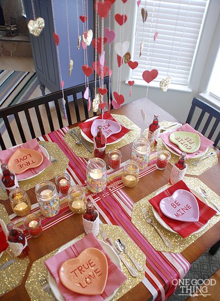 dollar tree valentines table decorations