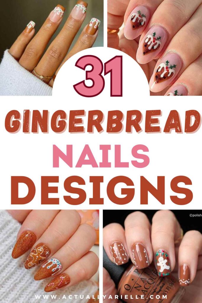 gingerbread nails designs