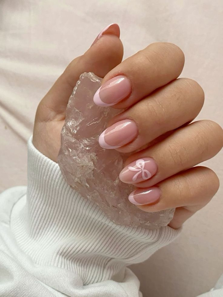 light pink nail designs simple 3