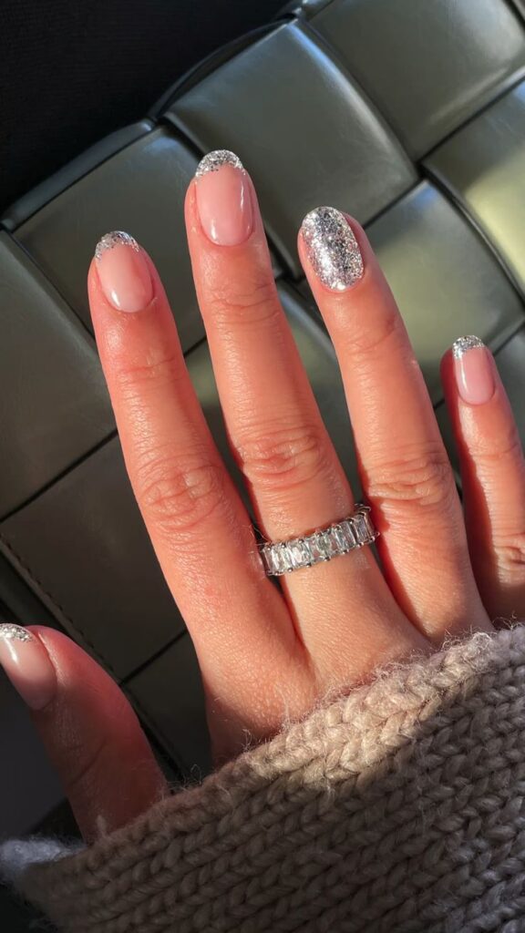 new years eve short nails