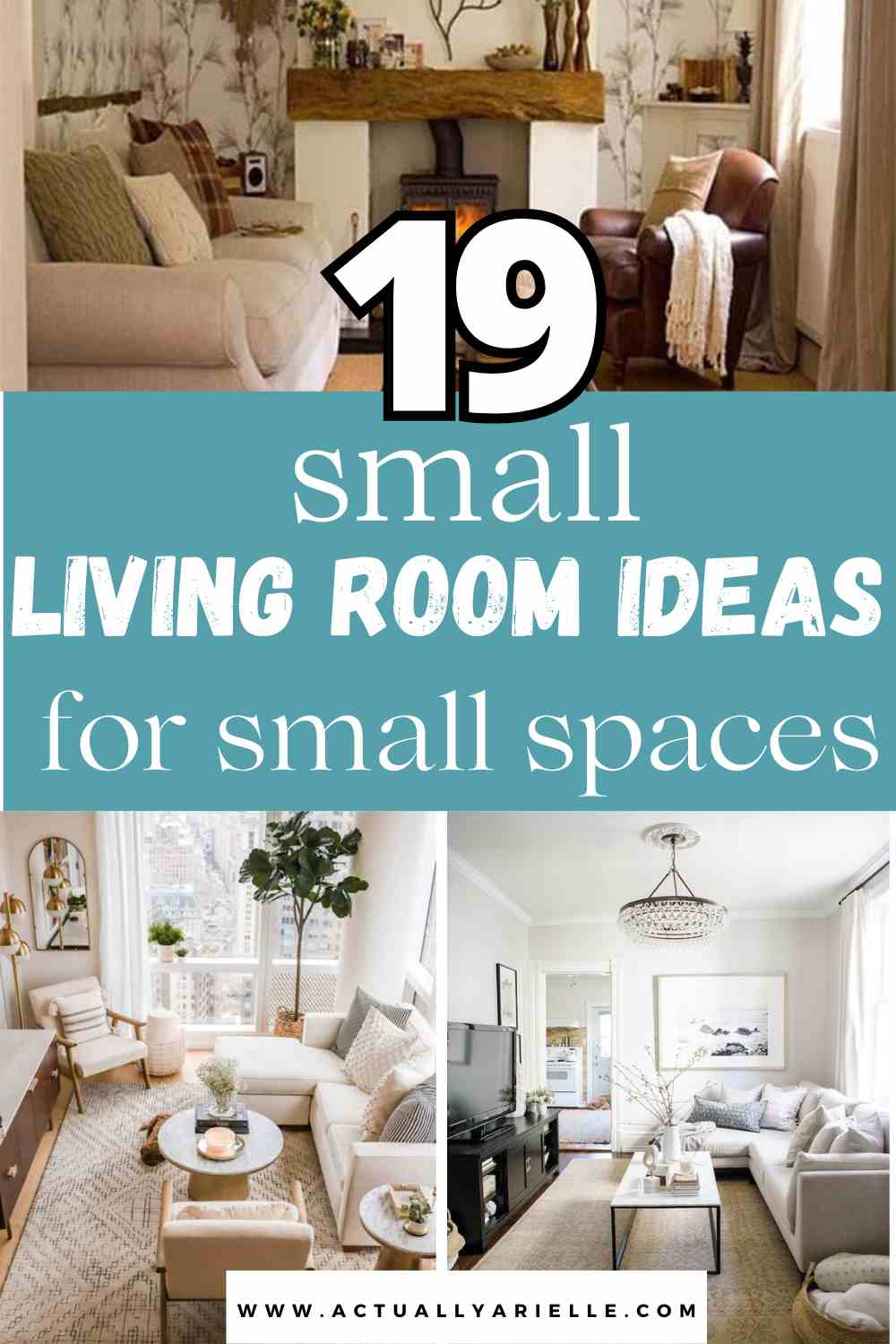 19 Best Small Living Room Ideas for Small Spaces You'll Love - Actually ...