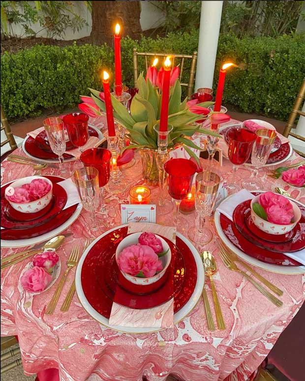 valentines day table decorations
