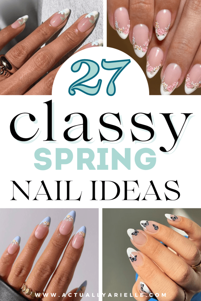 classy spring nail ideas