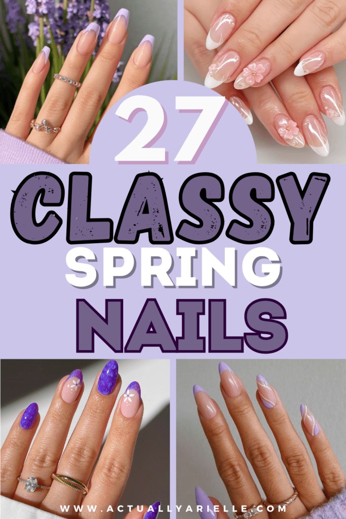 classy spring nails