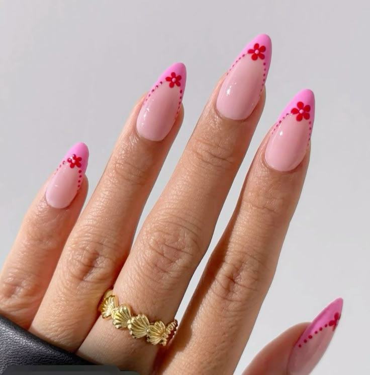 march nail designs floral nail art