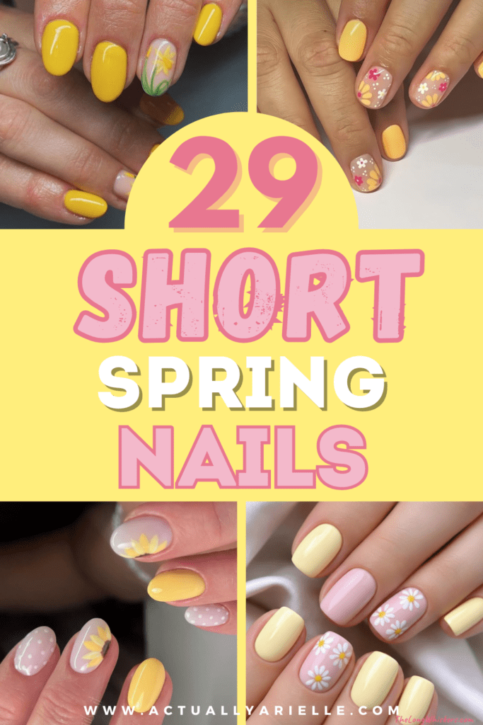 short spring nails ideas and designs